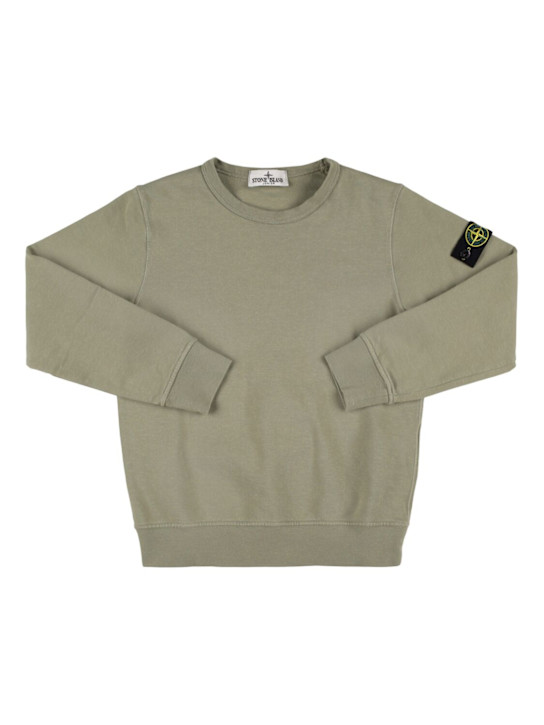Stone Island Junior Cotton jersey crewneck sweatshirt 7 Stone Island Junior Cotton jersey crewneck sweatshirt