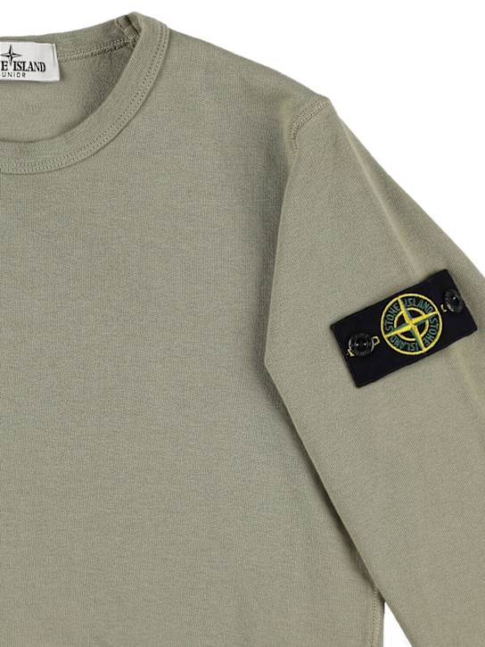 Stone Island Junior Cotton jersey crewneck sweatshirt 8 Stone Island Junior Cotton jersey crewneck sweatshirt