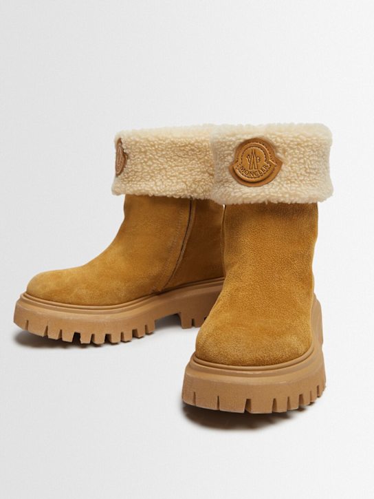 Moncler Petit Aurea mid suede boots