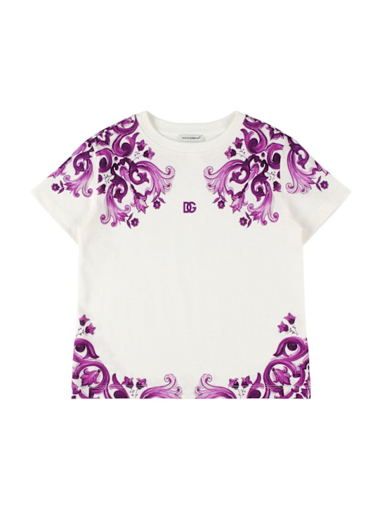 Dolce&Gabbana Printed cotton jersey t-shirt