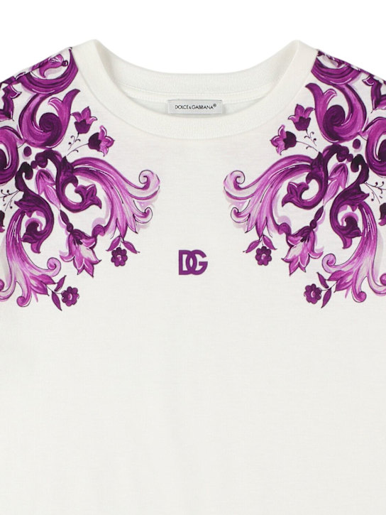Dolce&Gabbana Printed cotton jersey t-shirt