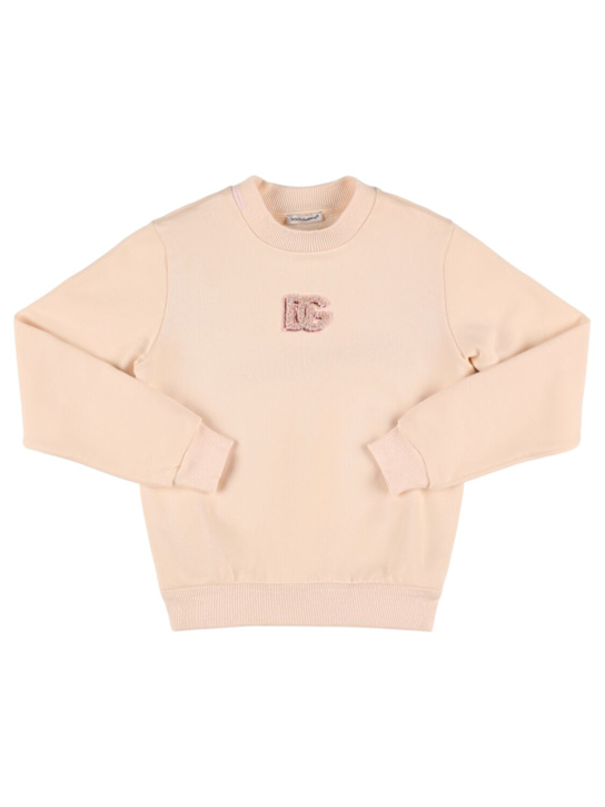 Dolce&Gabbana Embellished cotton sweatshirt