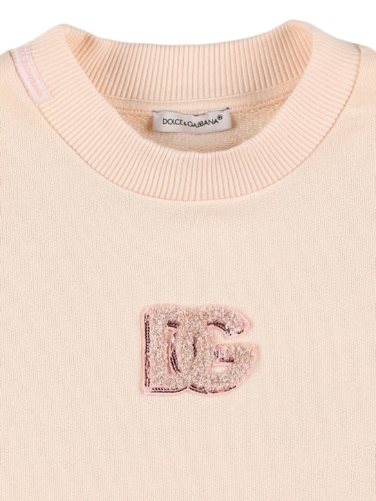 Dolce&Gabbana Embellished cotton sweatshirt