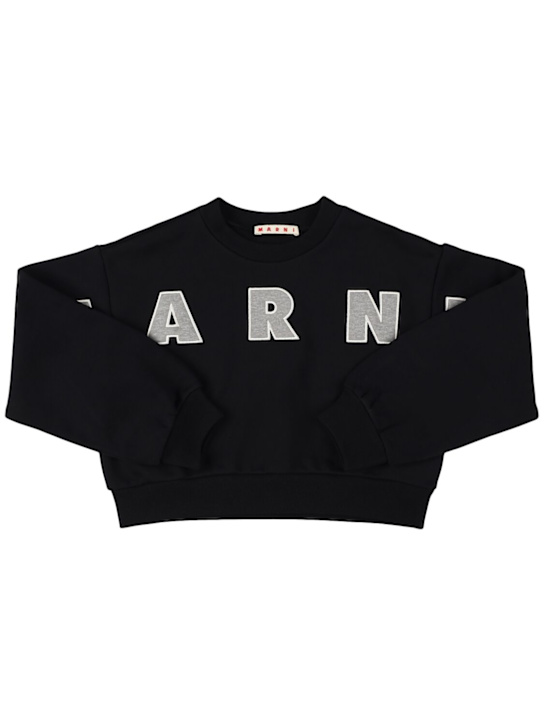 Marni Junior Cotton sweatshirt w/ logo