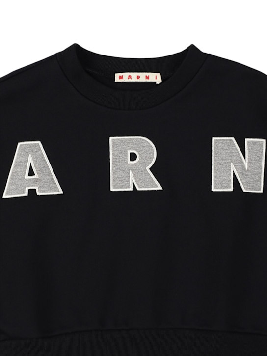 Marni Junior Cotton sweatshirt w/ logo