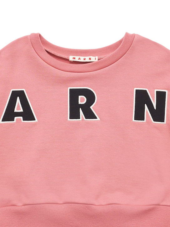Marni Junior Cotton sweatshirt w/ logo