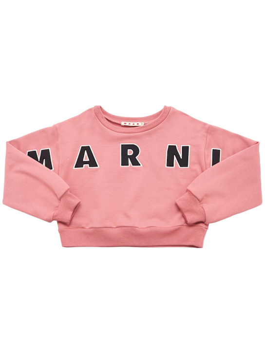 Marni Junior Cotton sweatshirt w/ logo