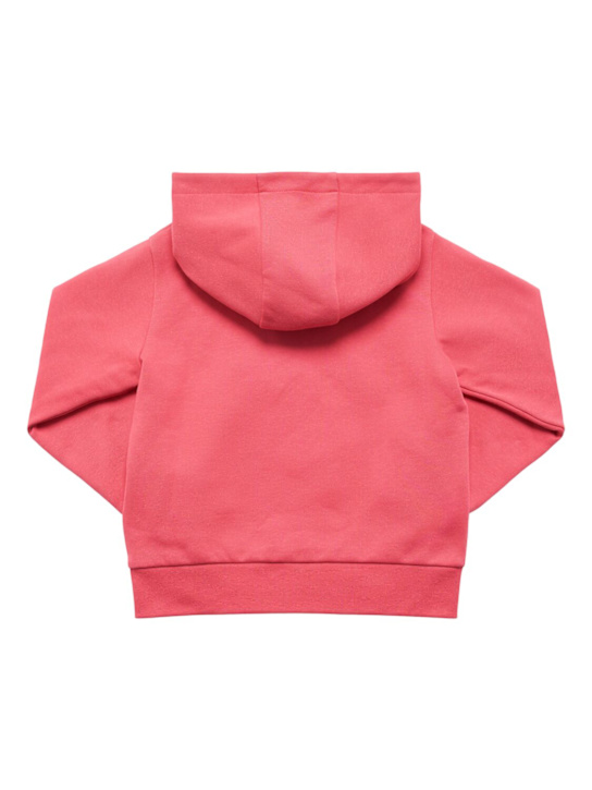 Moncler Embroidered logo cotton hoodie