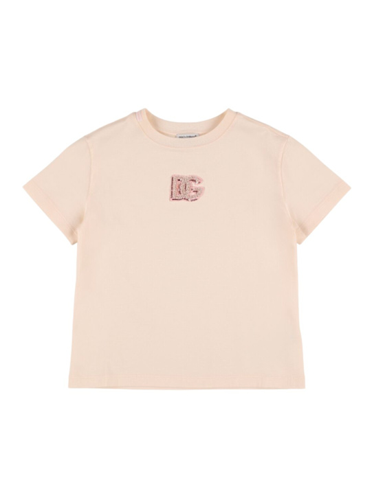 Dolce&Gabbana Embellished cotton jersey t-shirt