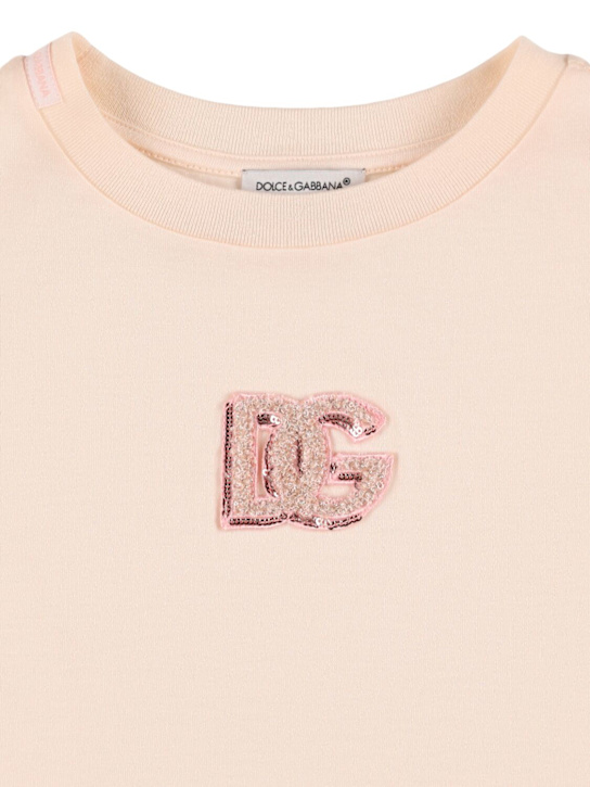 Dolce&Gabbana Embellished cotton jersey t-shirt