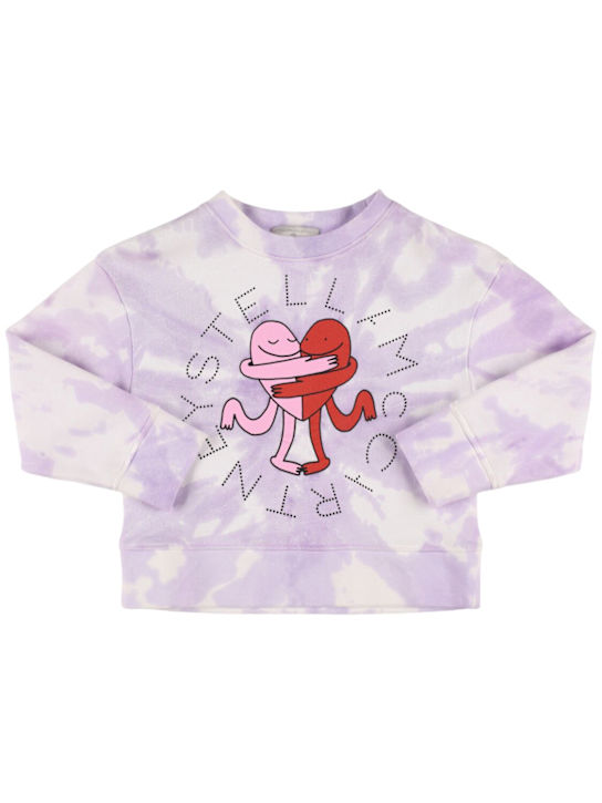 Stella McCartney Kids Printed cotton sweatshirt