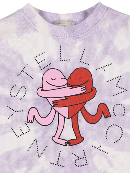 Stella McCartney Kids Printed cotton sweatshirt