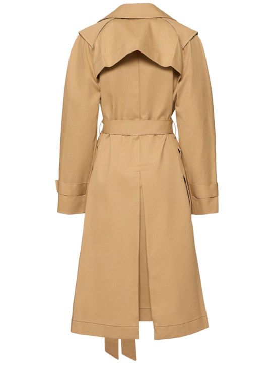 Victoria Beckham Cotton raglan trench coat 4 Victoria Beckham Cotton raglan trench coat