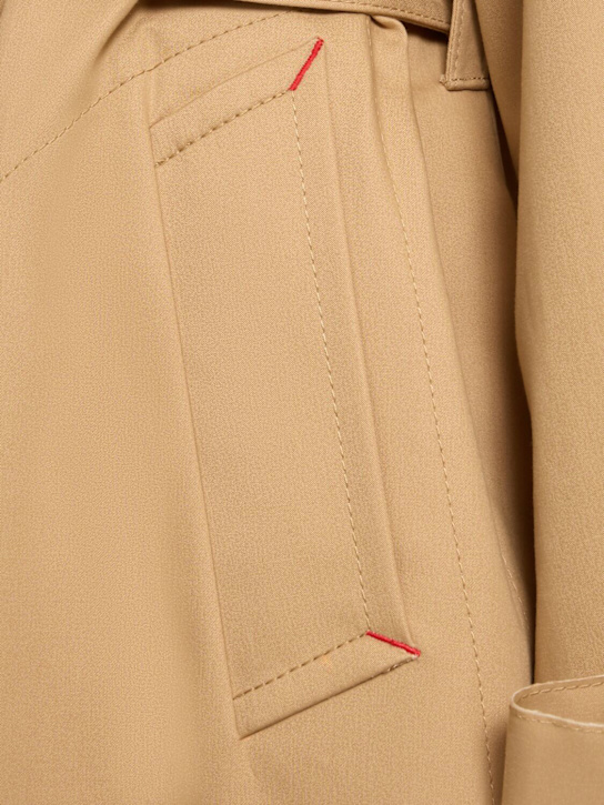 Victoria Beckham Cotton raglan trench coat 5 Victoria Beckham Cotton raglan trench coat