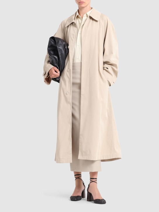 Lemaire Compact cotton twill trench overcoat
