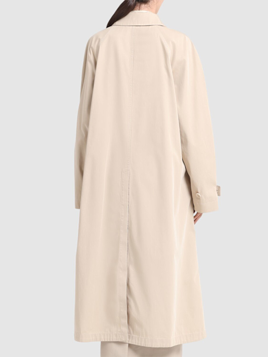 Lemaire Compact cotton twill trench overcoat