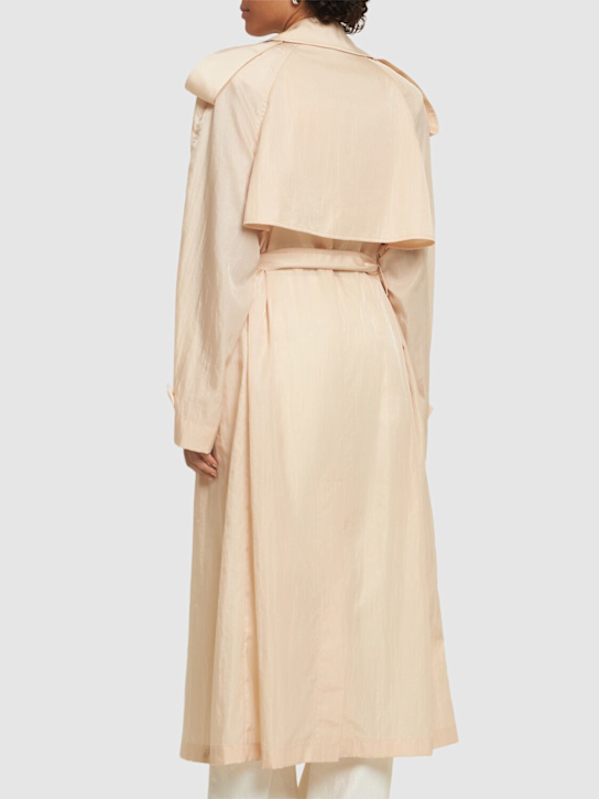 Wardrobe.nyc Recycled twill long trench coat