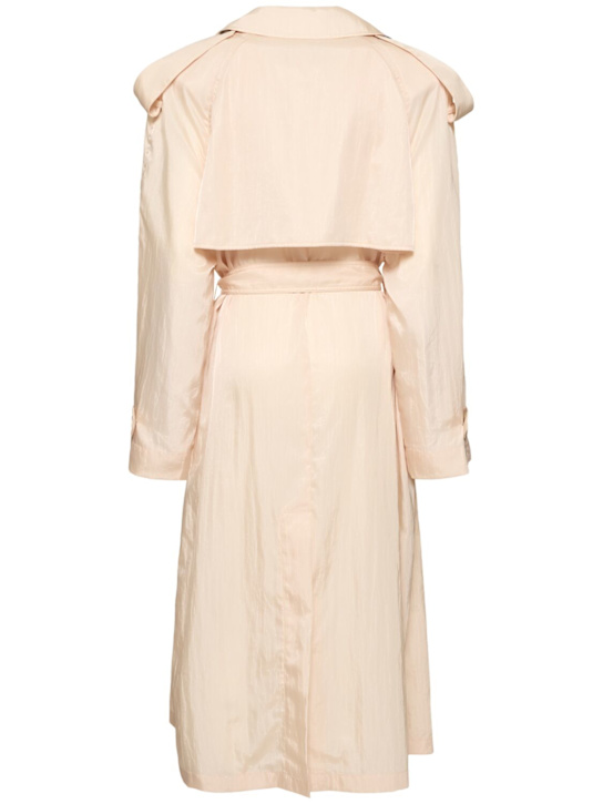 Wardrobe.nyc Recycled twill long trench coat