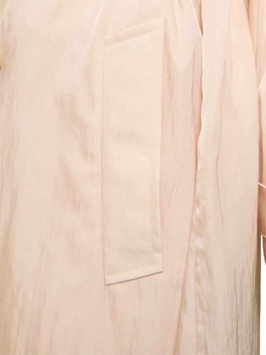 Wardrobe.nyc Recycled twill long trench coat