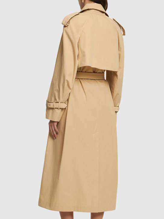 Dries Van Noten Risto washed cotton poplin trench coat 3 Dries Van Noten Risto washed cotton poplin trench coat