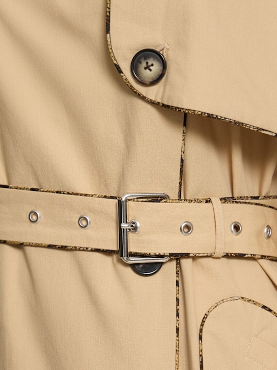 Dries Van Noten Risto washed cotton poplin trench coat 5 Dries Van Noten Risto washed cotton poplin trench coat