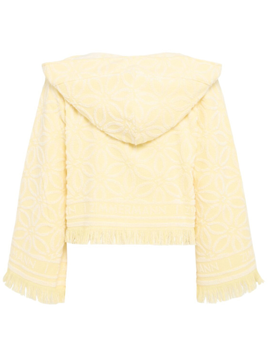Zimmermann Coco hooded cotton toweling sweater 4 Zimmermann Coco hooded cotton toweling sweater