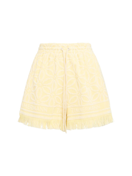 Zimmermann Coco cotton toweling shorts