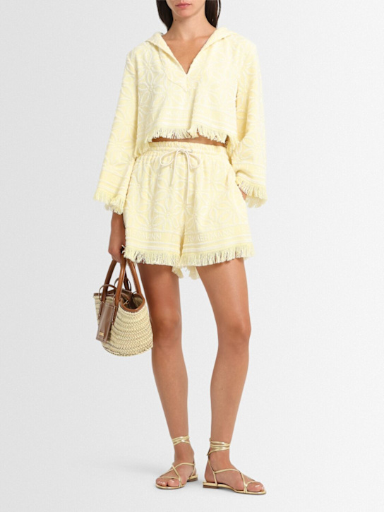Zimmermann Coco cotton toweling shorts