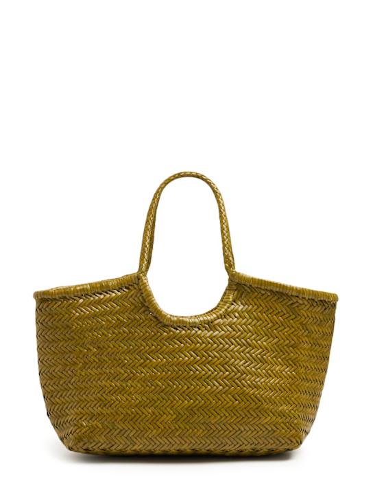 Dragon Diffusion Big Nantucket woven leather basket bag