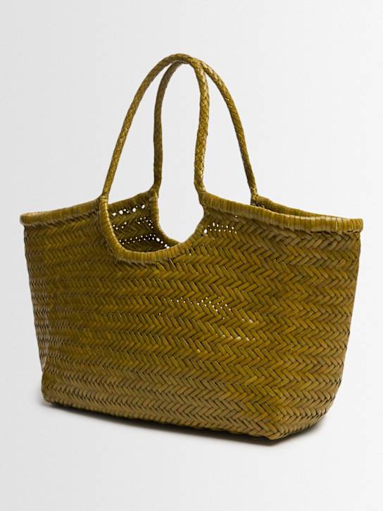 Dragon Diffusion Big Nantucket woven leather basket bag