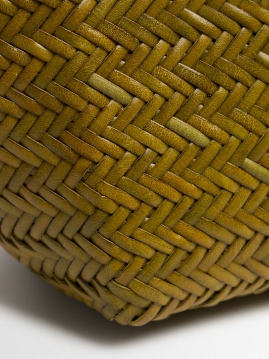 Dragon Diffusion Big Nantucket woven leather basket bag