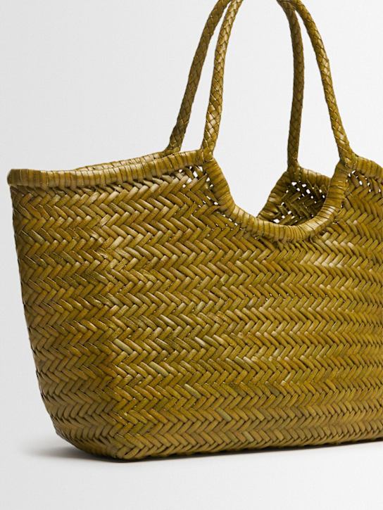 Dragon Diffusion Big Nantucket woven leather basket bag