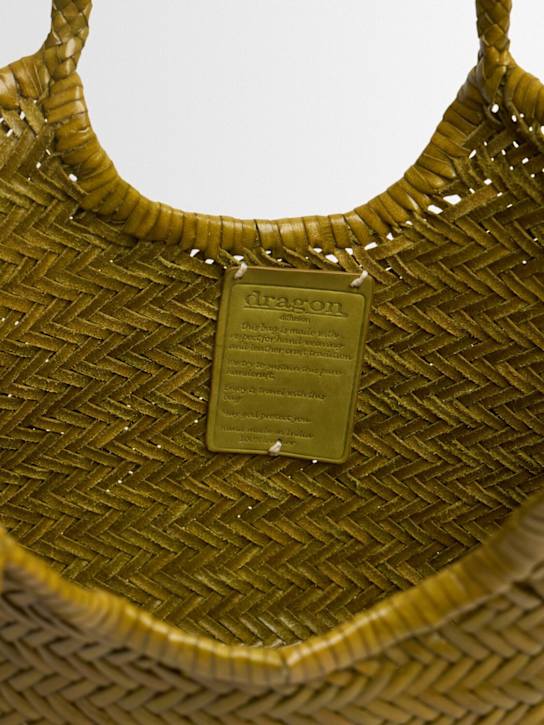 Dragon Diffusion Big Nantucket woven leather basket bag