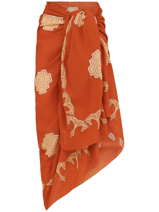 Johanna Ortiz Aztec Medalions printed sarong