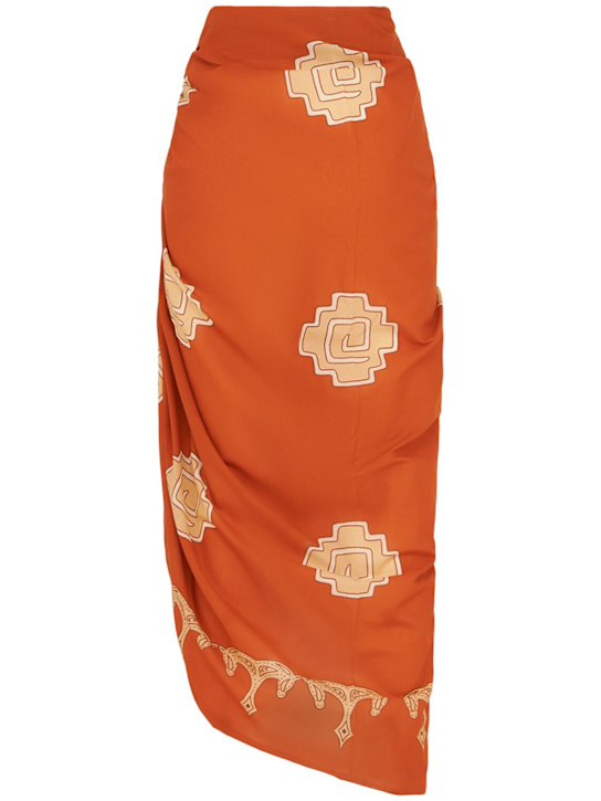 Johanna Ortiz Aztec Medalions printed sarong 3 Johanna Ortiz Aztec Medalions printed sarong