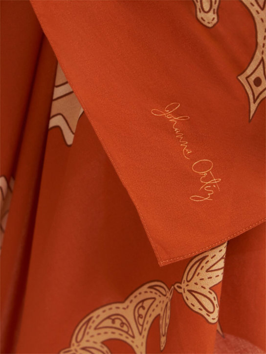 Johanna Ortiz Aztec Medalions printed sarong 4 Johanna Ortiz Aztec Medalions printed sarong