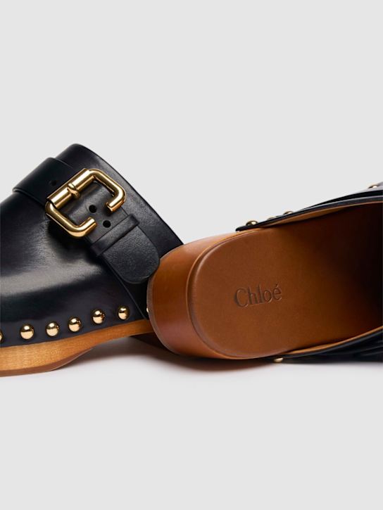 Chloé 50mm Jeannette leather clogs 5 Chloé 50mm Jeannette leather clogs