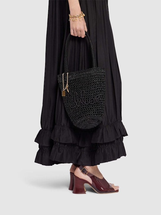 Chloé Summer Banana Panier raffia bag