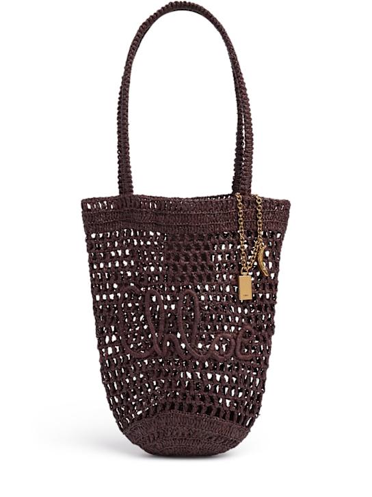 Chloé Summer Banana Panier raffia bag