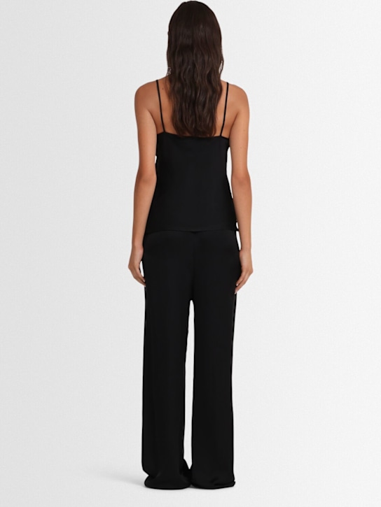 Annagreta Sienna viscose satin tank top