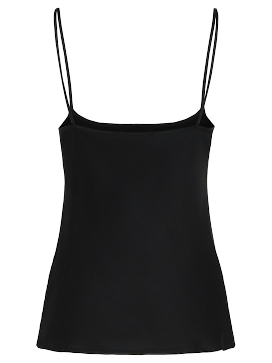 Annagreta Sienna viscose satin tank top