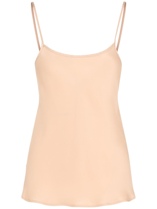 Annagreta Sienna viscose satin tank top
