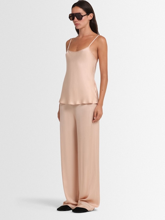 Annagreta Sienna viscose satin tank top
