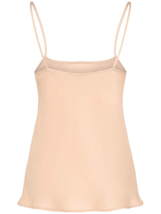 Annagreta Sienna viscose satin tank top