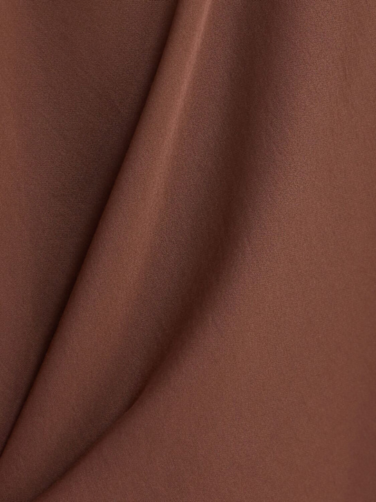 Annagreta Sienna viscose satin tank top