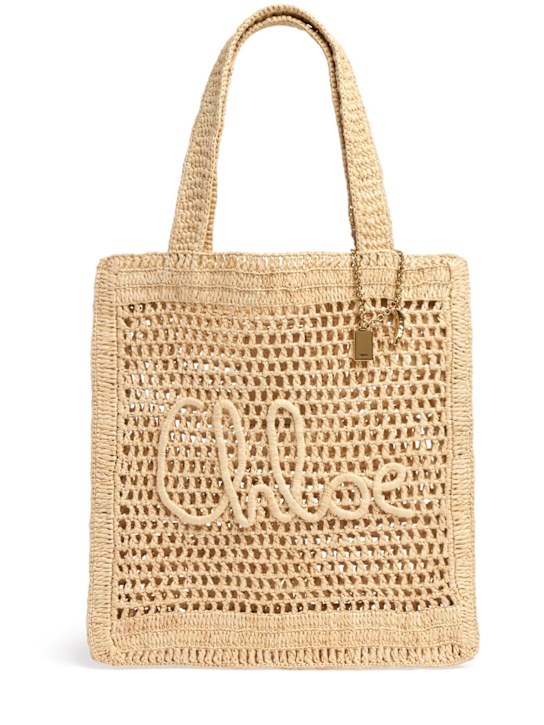 Chloé Summer Banana crochet tote bag
