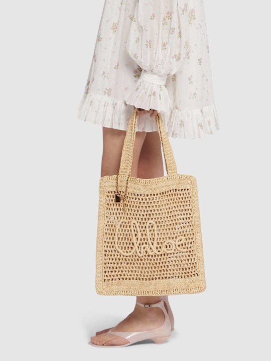 Chloé Summer Banana crochet tote bag
