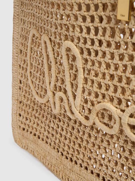 Chloé Summer Banana crochet tote bag