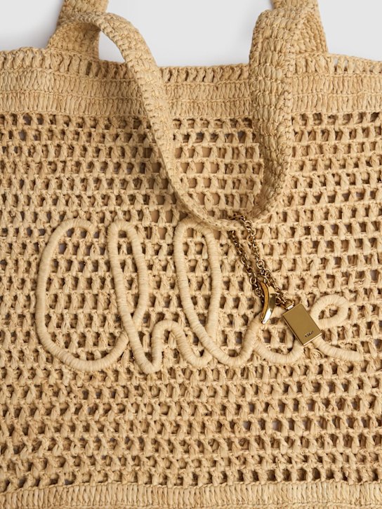 Chloé Summer Banana crochet tote bag