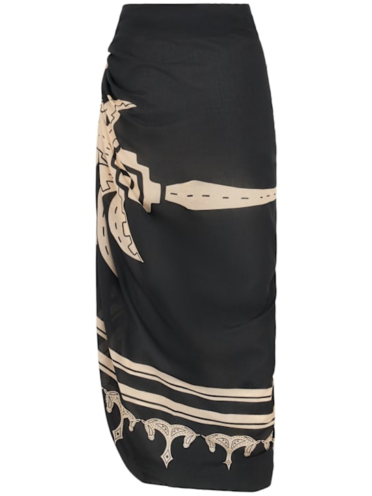 Johanna Ortiz Iconic Ancestral Palm printed sarong
